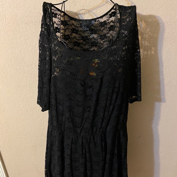 ASOS Dresses & Skirts - 🎉ASOS curve black lace dress size 20W look🎉